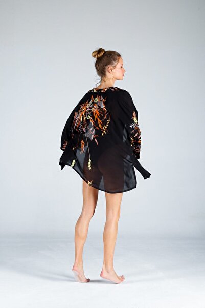 The Beach Retro Kısa Kimono