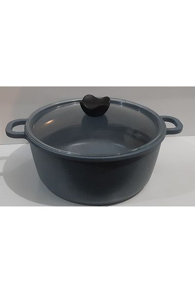 ThermoAD 28 cm deep pot light gray