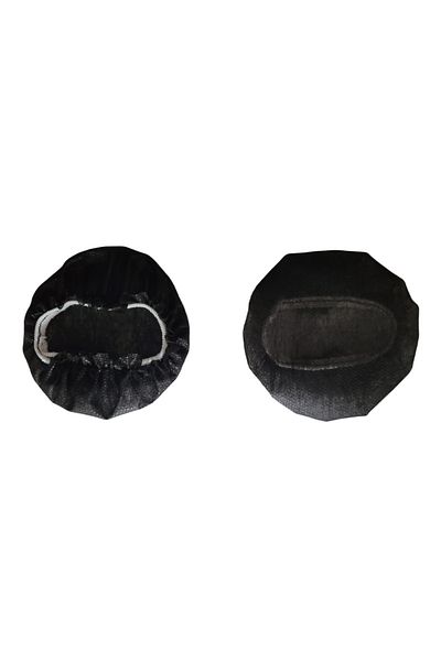 white guard Disposable Headphone Cover, Headphone Case, Shoe Covers (Pack of 100) 7 cm (m) Black
