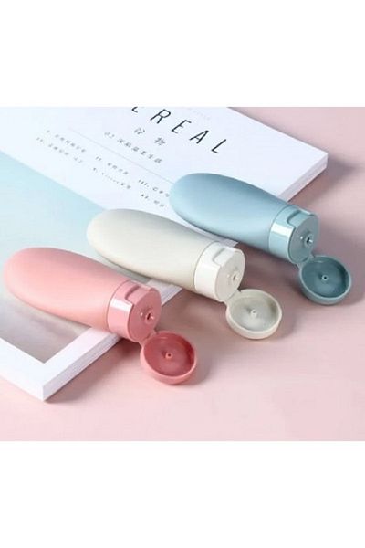 ENASHOP Scandinavian Style 3-Piece Refillable Bottle Set - Travel Type
