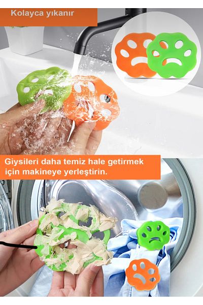 Petkit 8 Pieces Paw Shaped Hair Collector - Hair Collection Products - Pet Hair Collection 8 Pieces