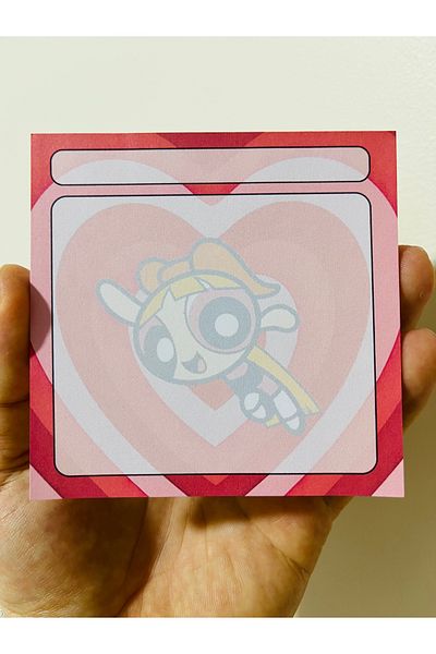 Cuppy Box Powerpuff Girls Blossom Memo Pad 30 Sheets