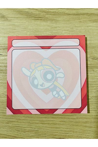 Cuppy Box Powerpuff Girls Blossom Memo Pad 30 Sheets