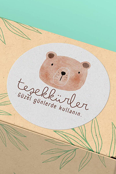 Basic Sense Güzel Günlerde Kullanın Yazılı Türkçe Kargo Paketleme Ambalaj Eti...