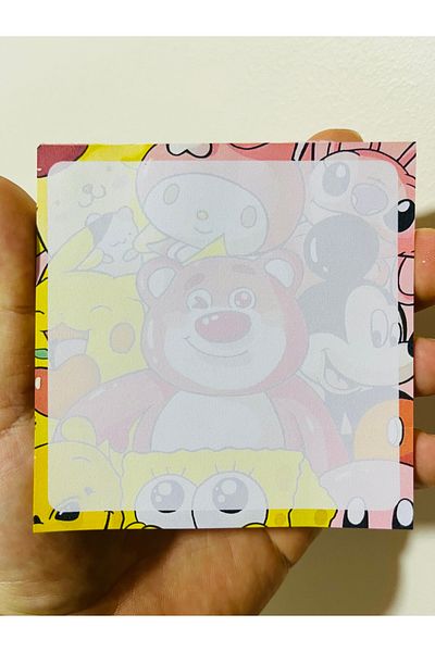 Cuppy Box 30 Sheets Memo Pad - Characters