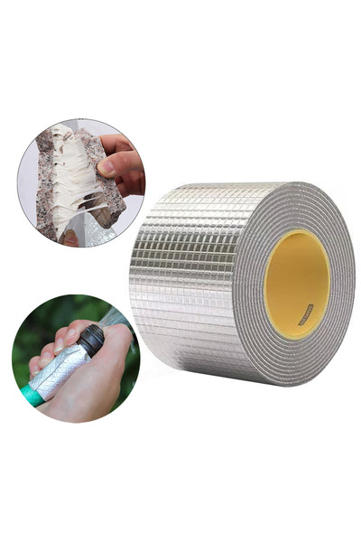 nelerbulurum SÜPER GÜÇLÜ YAPIŞTIRICILI SU SIZDIRMAZ ISIYA KARŞI DAYANIKLI İZOLASYON TAMİR BANDI 2 METRE X 10 CM