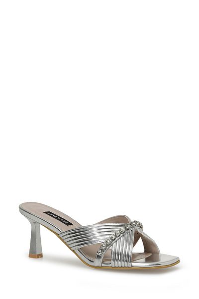 Nine West TANARO 2FX Silver Women's Heeled Shoes