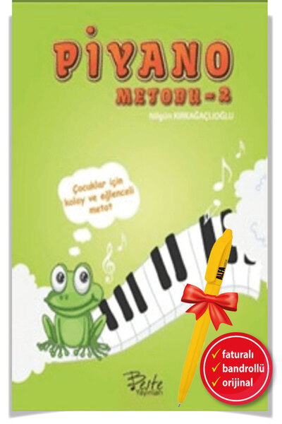 Beste Yayınları Alfa Kalem + Piyano Metodu 2 Çocuklar İçin Kolay Eğlenceli/Fa...