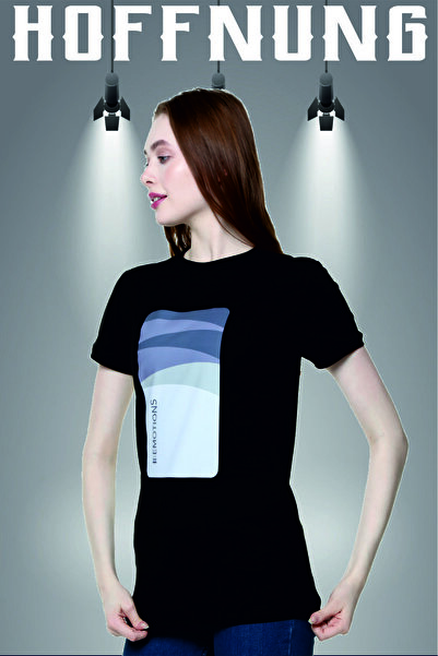 HOFFNUNG Μπλουζάκι Mobile Emotions Ψηφιακή εκτύπωση 100% βαμβακερό λεπτή εφαρμογή Slim Fit Crew λαιμόκοψη κοντομάνικο μπλουζάκι