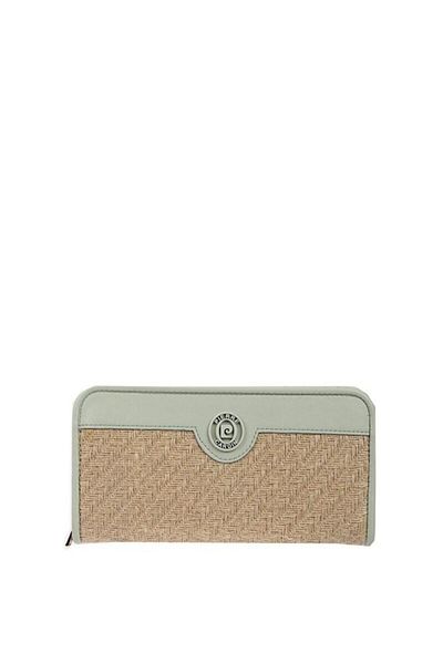 Pierre Cardin محفظة نسائية وحقيبة كلاتش باللون الأخضر المائي 06pc23y703-ju
