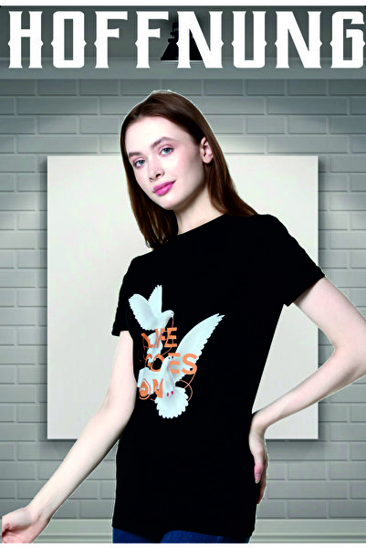 HOFFNUNG Μπλουζάκι Peace Dove Digital Printed - 100% βαμβάκι, λεπτή εφαρμογή,...