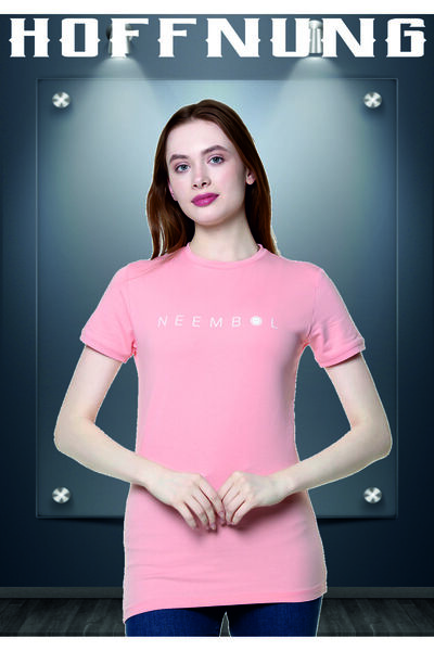 HOFFNUNG Μπλουζάκι Neembol Digital Printed 100% Cotton Slim Fit Crew Neck κον...