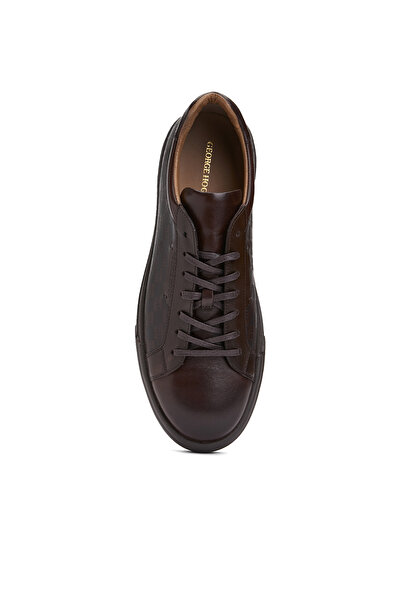 George Hogg Kahverengi Erkek Deri Sneaker