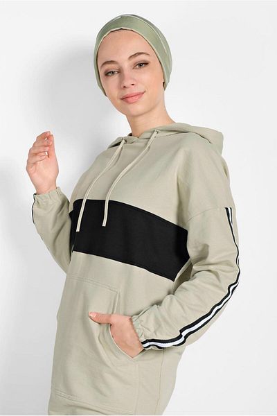 TRENDTESETTÜR Σετ αθλητική φόρμα 838 - Μαζευμένη Μύτη Φούστας