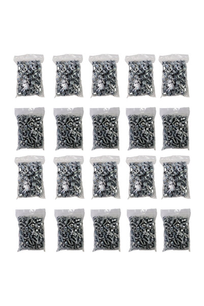 VATPAN 1000'lü Rack Kabin M6 Kafes Somun Vida Seti