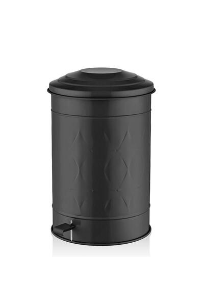 The Mia Prism Trash Can Kitchen Black 37 Lt