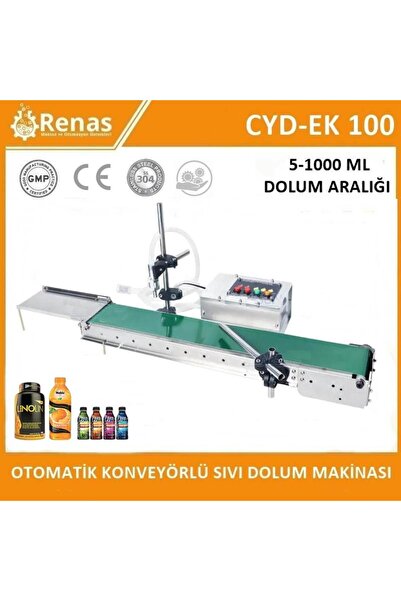 Renas Konveyörlü Elektronik Sıvı Dolum Makinası