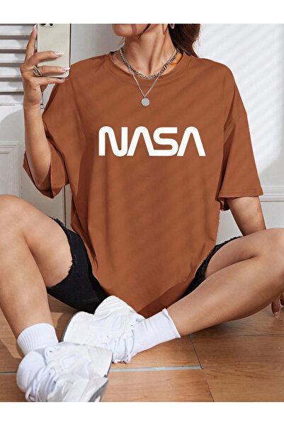 Revasser Unisek žene / muškarci NASA šarena prilagođena štampana pamučna češl...