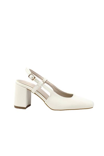 bescobel Women's Yalsa Skin Silky Material Round Toe Open Back Sandals 8 Cm 112