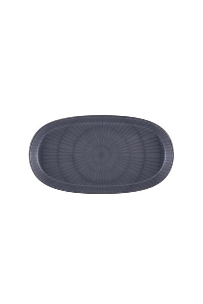 The Mia Noon Oval Servis 2li Gri 26 Cm