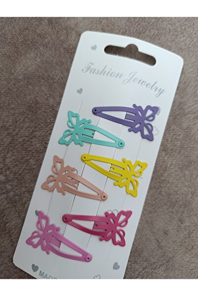 MutluBiDünya Lily 5 Adet Yıldız Model Çıtçıt Çocuk Tokası