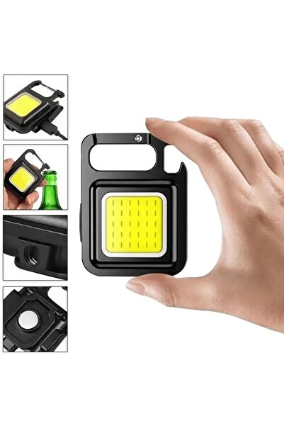 Genel Markalar Led Anahtarlıklı El Feneri Şişe Açacağı Usb’li Şarj Edilebilir...