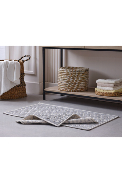 Doqu Home Doquhome Lora Grau Badematte - 60x100cm