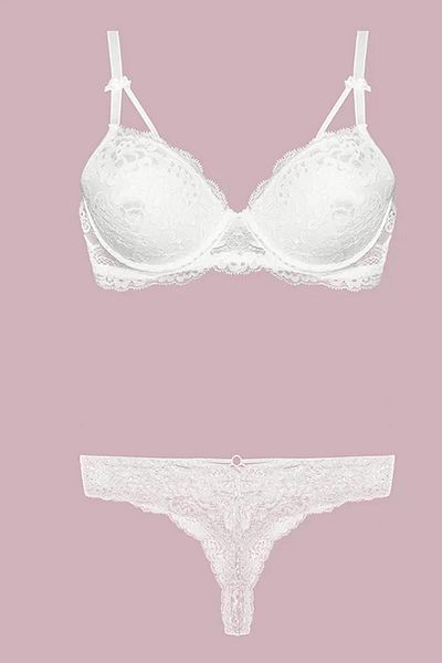 Nurteks 4430 Model Lace and Full Bra Set