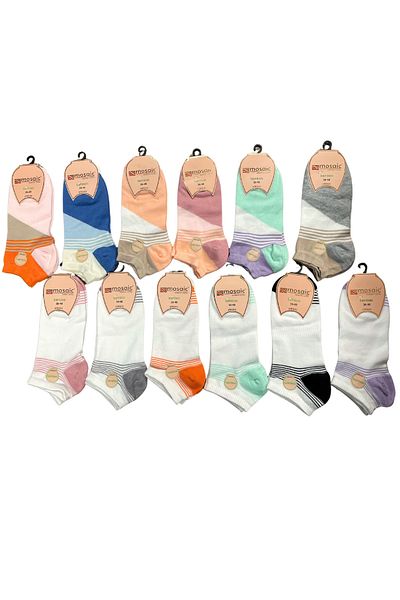 socksbox 12 ζευγάρια γυναικείες κάλτσες μπαμπού χωρίς ραφή σε κουτί/36-40/msc1000