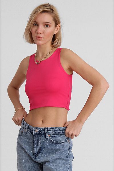 Suzi butik ΓΥΝΑΙΚΕΙΑ ΔΙΠΛΗ ΥΦΑΣΜΑ ΛΥΚΡΑ ΣΤΡΟΓΓΥΛΟΣ ΛΑΙΜΟΣ CROP ATHLET