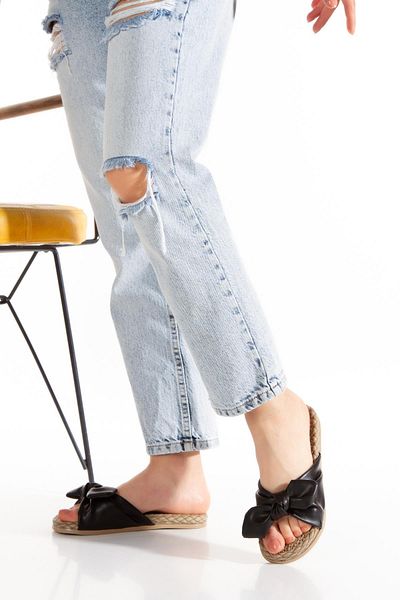Moda Frato Modafrato Skl Ribbon Γυναικείες Παντόφλες Αντιολισθητική Σόλα Πισίνα Παντόφλες Παραλίας