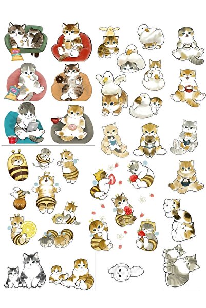 Belinay Bulutay Set de stickere cu pisici