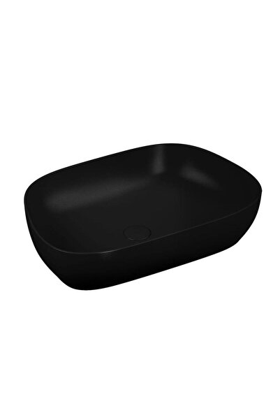 VitrA Outline Çanak Lavabo 5993b483-0016 Tv Shape - 60x41 Cm - Armatür Deliks...
