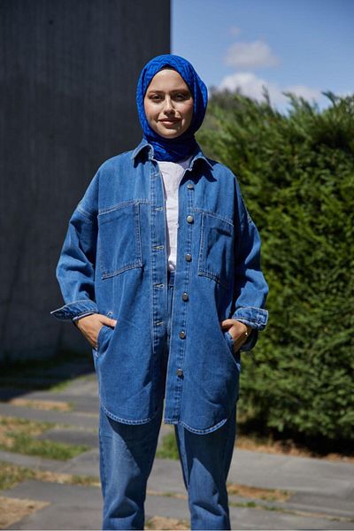 ENZİM JEANS Jachetă de blugi pentru femei