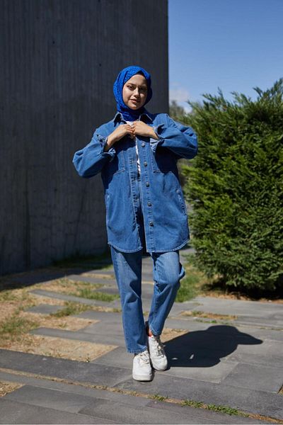 ENZİM JEANS Jachetă de blugi pentru femei