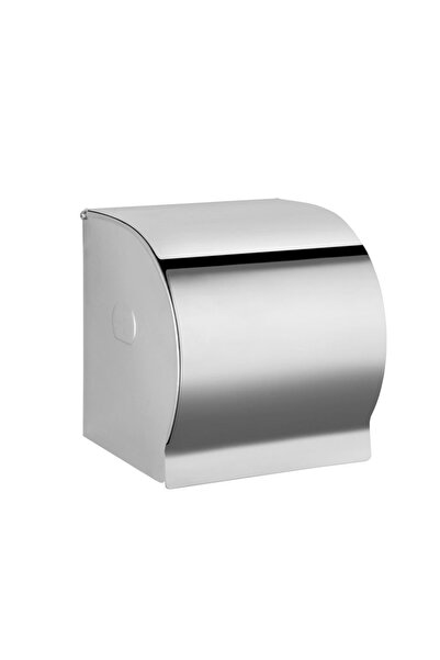 VitrA Arkitekta Tuvalet Kağıtlığı A44381 Kapaklı - Paslanmaz Çelik
