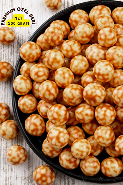 KAJUNUTS Premium Gurme Serisi Patlayan Şekerli Çikolatalı Leblebi Duble %100 Taze Lezzetli Çerez ( Net 500gr)