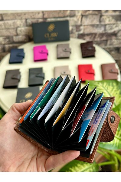 Claw LEATHER WALLET WITH CARD HOLDER