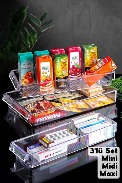 Nandy Home Σετ STD 3 - Νέος καθαρός οργανωτής ψυγείου και ντουλαπιού