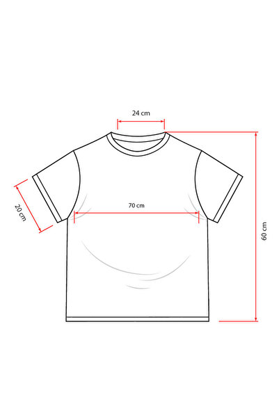 Mia Oversize Nature Printed T-Shirt - Anthracite