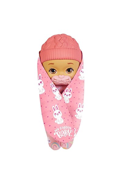mattel Kobal Hgc10 Ilk Tavşan Bebeğim - Pembe Bereli Bebek My Garden Baby
