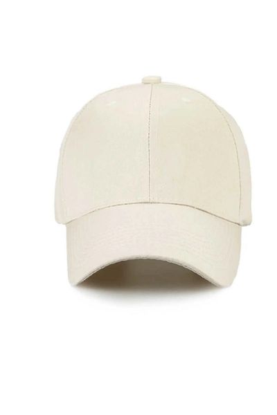 derikem Unisex Adjustable Beige Sports Basic Hat