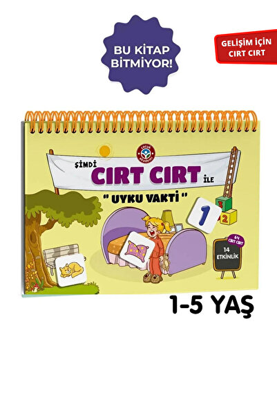 Çocuk Akademi Şimdi Cırt Cırt ile Uyku Vakti Kitabı
