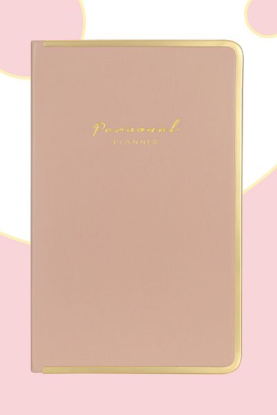Victoria's Journals Monaco Vegan Δερμάτινο Σκληρό Εξώφυλλο Planner Notebook, 100 gr Ivory Paper. 192 Σελίδες, 13x21 εκ.