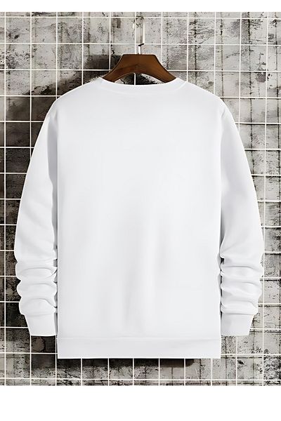 Gölge Store Portrait Chest Printed 0 Collar Sweatshirt