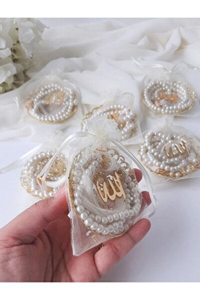 yosunart Hediyelik Kesede Inci Tesbih (15 ADET)