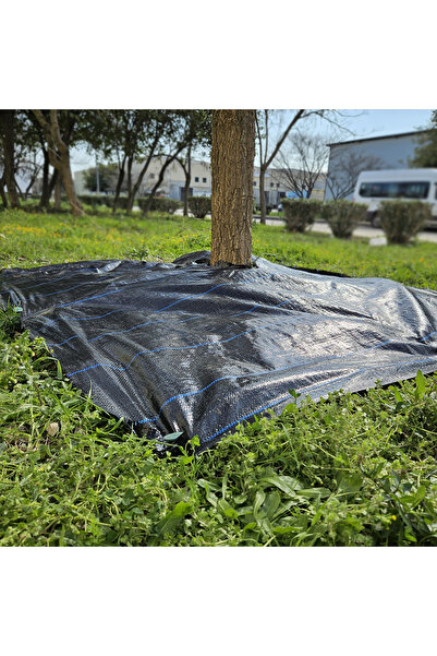 SeraTrend 1x1 METRE AĞAÇ KORUMA ÖRTÜSÜ VE SABİTLEME ÇİVİSİ YER ÖRTÜSÜ YABANİ OT ENGELLEME PASPASI AĞAÇ DİBİ BE