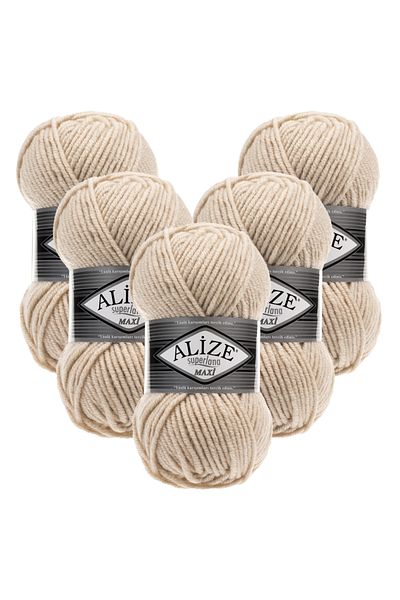 Alize Superlana Maxi 5-Piece 310 Hand Knitting Yarn