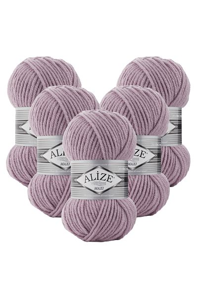 Alize Superlana Maxi 5-Piece 505 Hand Knitting Yarn