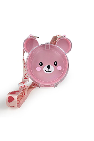 Prestij Boncuk Medvedić, roza plastična kutija za hobije i nakit sa naramenicom